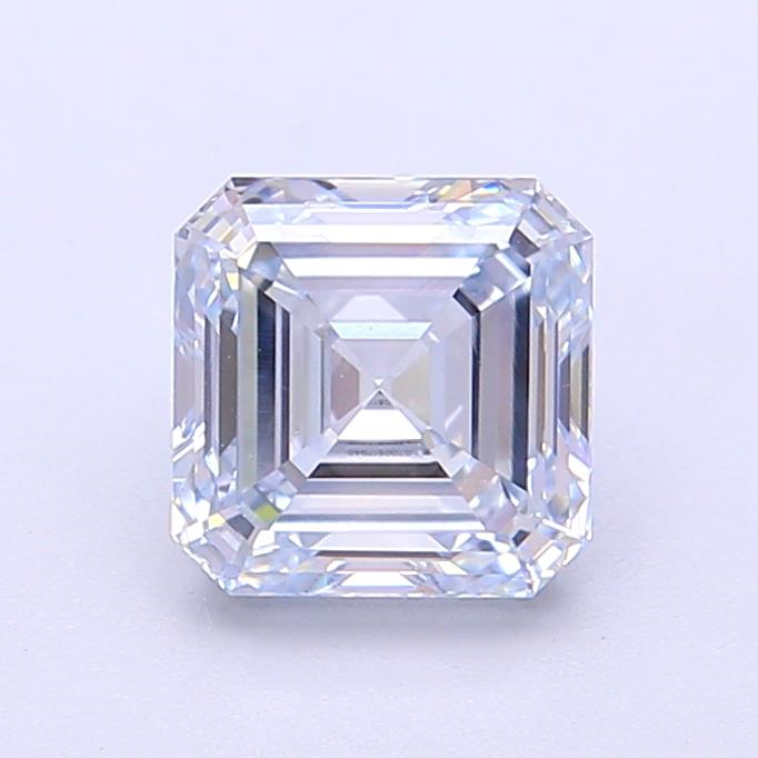 1.58 Ct. Fancy Light  Blue Asscher Lab Grown Diamond