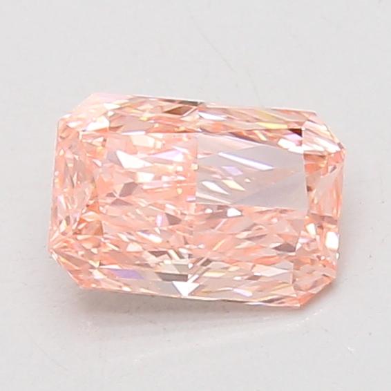 0.99 Ct. Fancy Vivid Pink Radiant Lab Grown Diamond