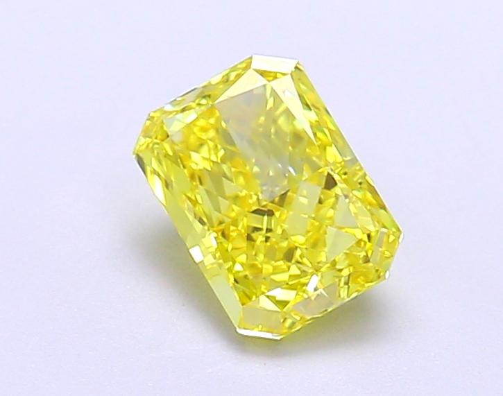 1.03 Ct. Fancy Vivid  Yellow Radiant Lab Grown Diamond