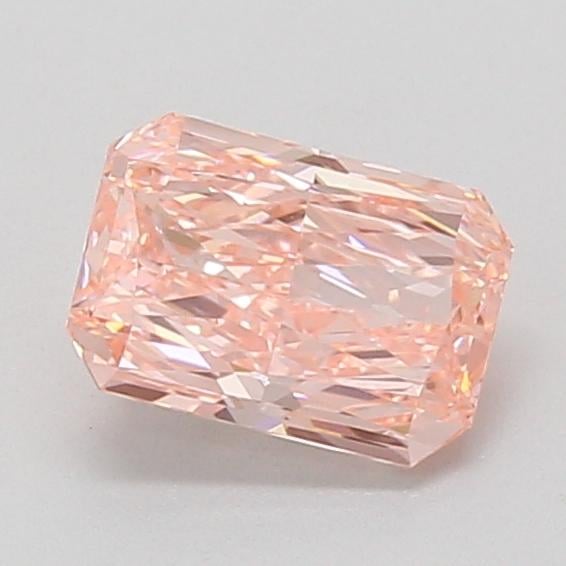 1.08 Ct. Fancy Vivid Pink Radiant Lab Grown Diamond