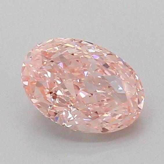 1.10 Ct. Fancy Vivid Pink Oval Lab Grown Diamond