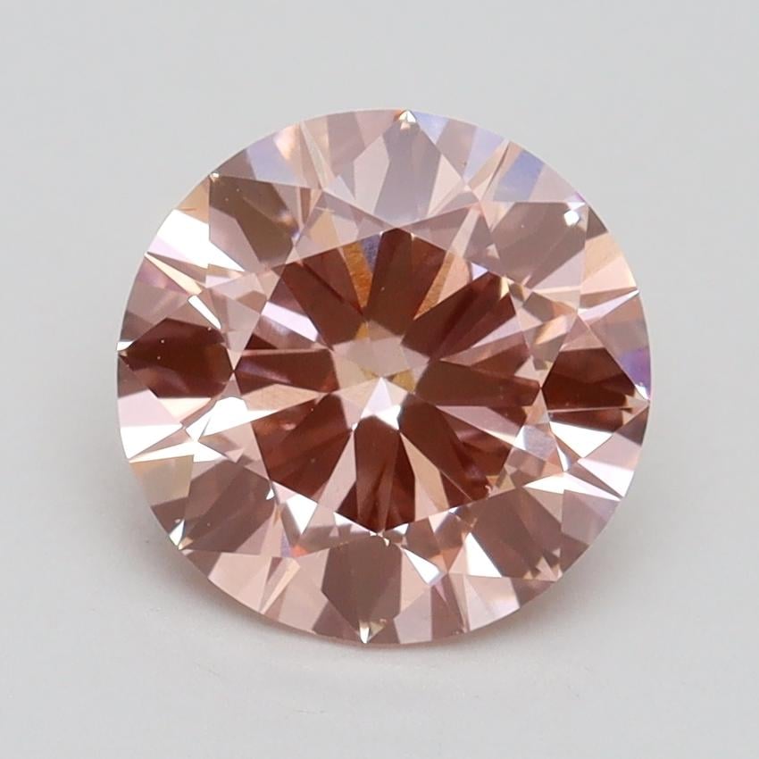 1.96 Ct. Fancy Intense Pink Round Lab Grown Diamond