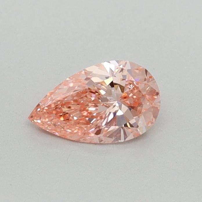 0.32 Ct. Fancy Vivid Pink Pear Lab Grown Diamond