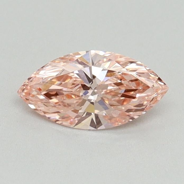 0.42 Ct. Fancy Vivid Pink Marquise Lab Grown Diamond