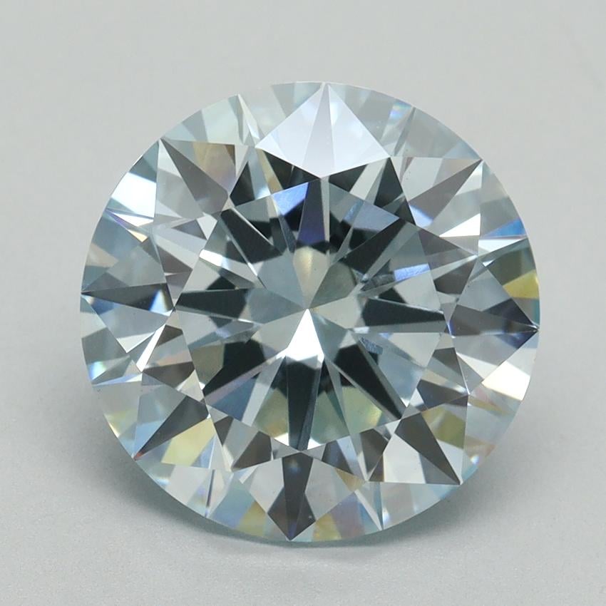 5.12 Ct. Fancy Intense Blue Round Lab Grown Diamond