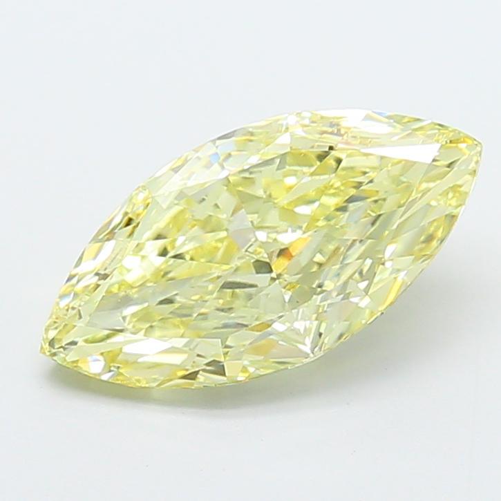 4.10 Ct. Fancy Yellow Marquise Lab Grown Diamond