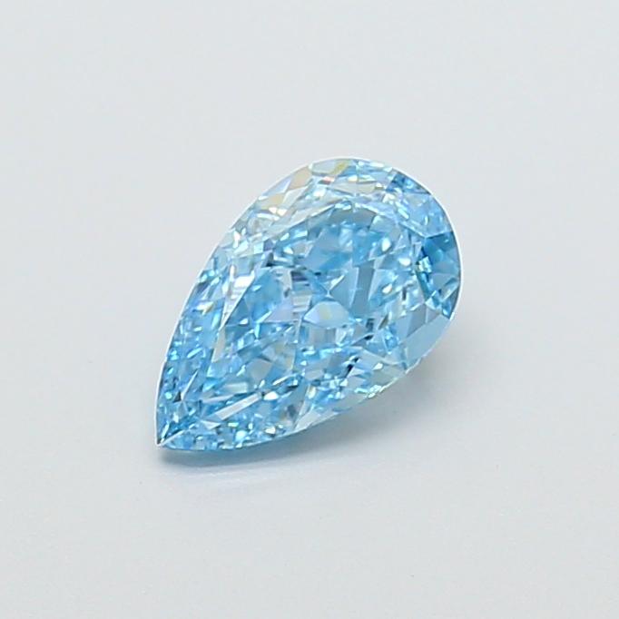 1.01 Ct. Fancy Vivid  Blue Pear Lab Grown Diamond
