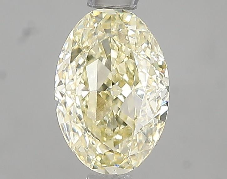 1.06 Ct. Fancy Light Yellow Oval Lab Grown Diamond