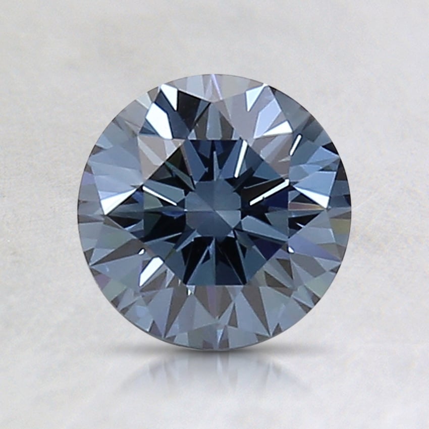 1.02 Ct. Fancy Deep Blue Round Lab Grown Diamond