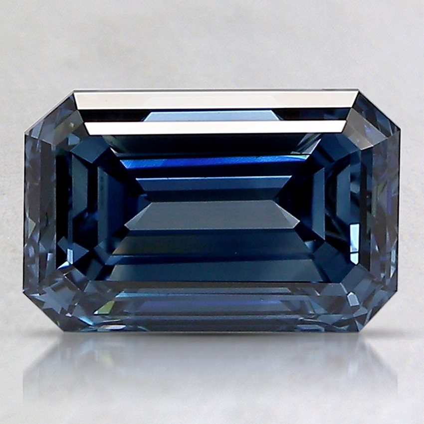 2.50 Ct. Fancy Deep Blue Emerald Lab Created Diamond
