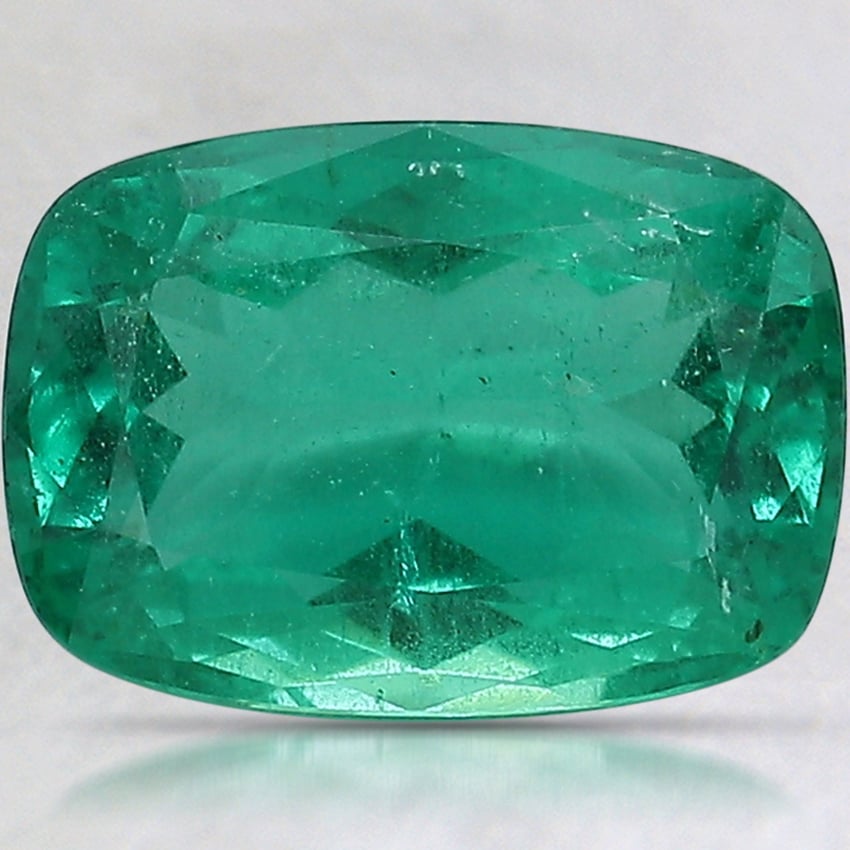 10.2x7.2mm Cushion Emerald