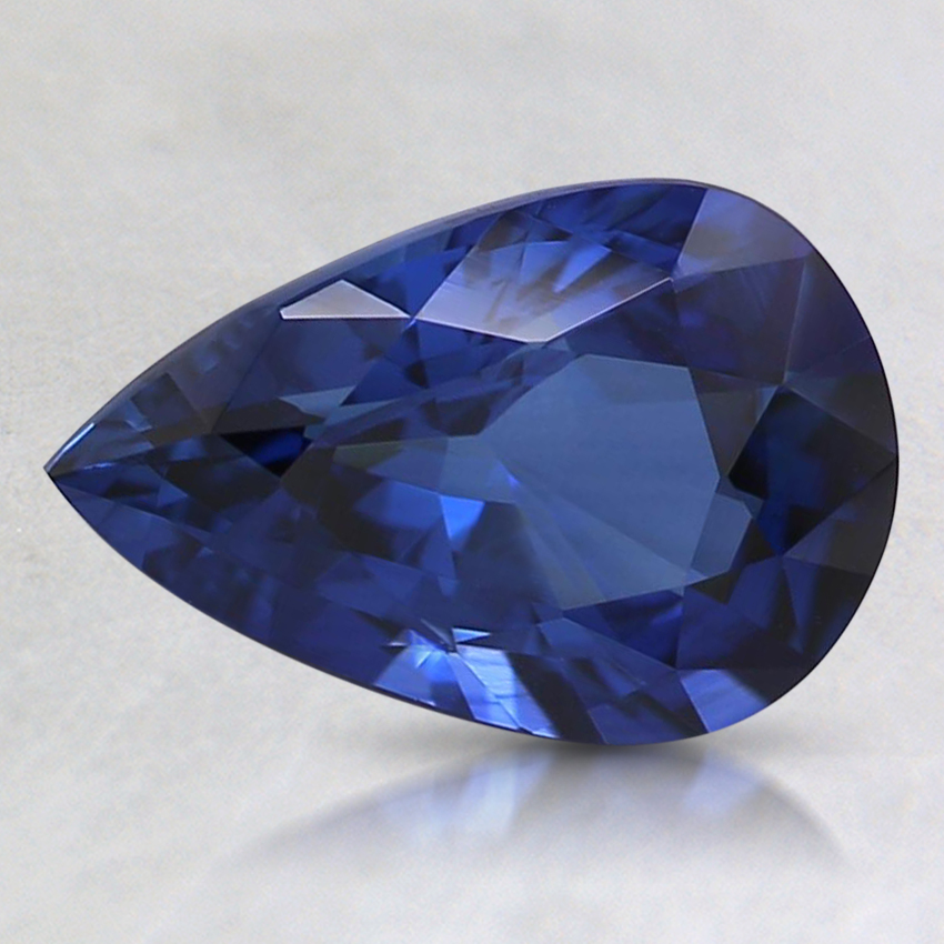 9.2x6.1mm Super Premium Blue Pear Sapphire