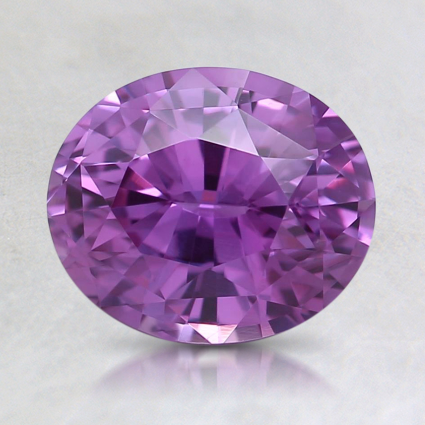 7.9x6.7mm Pink Oval Sapphire