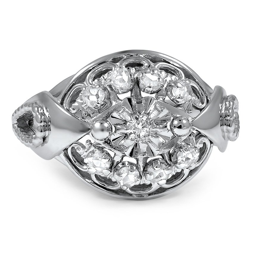 Retro Diamond Vintage Ring