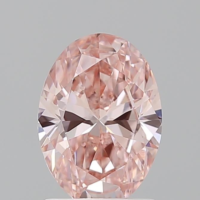1.41 Ct. Fancy Vivid Pink Oval Lab Grown Diamond