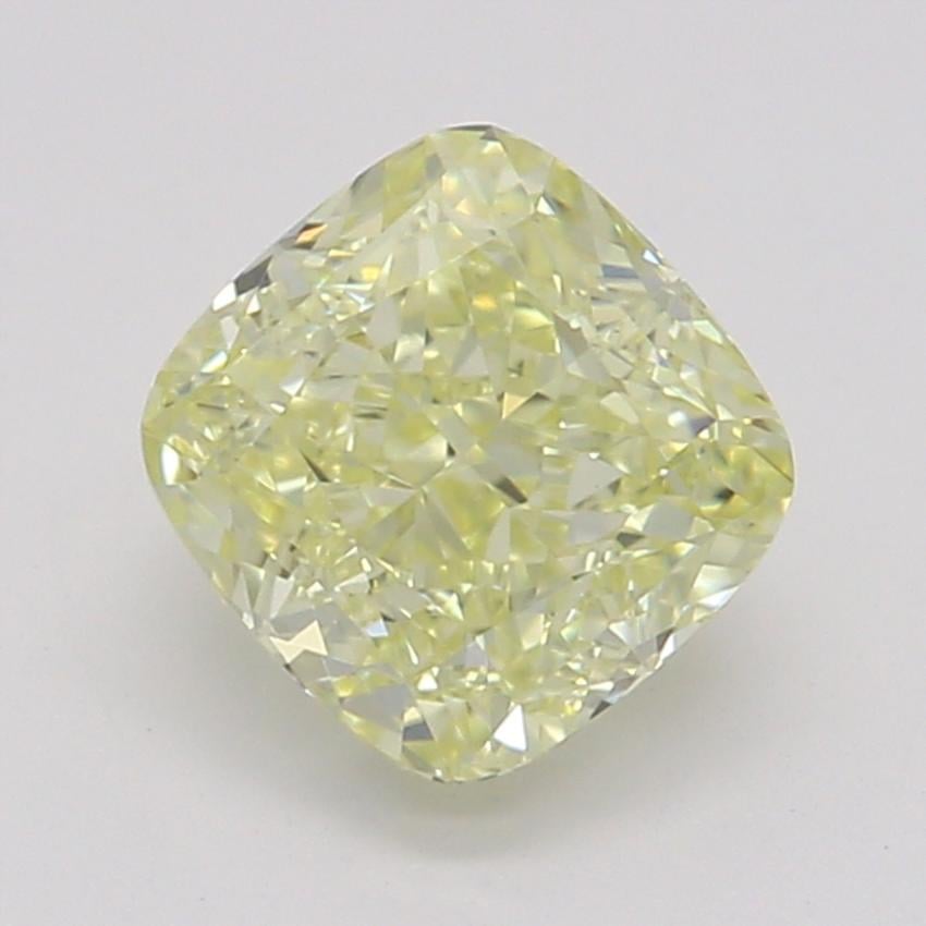 0.70 Ct. Fancy Yellow Cushion Diamond