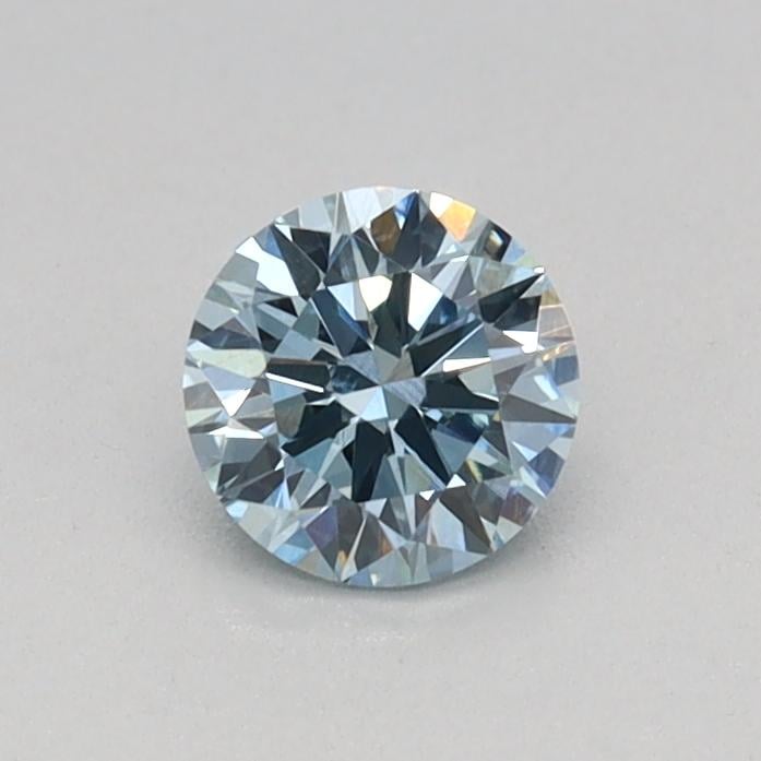 0.31 Ct. Fancy Intense Blue Round Lab Grown Diamond