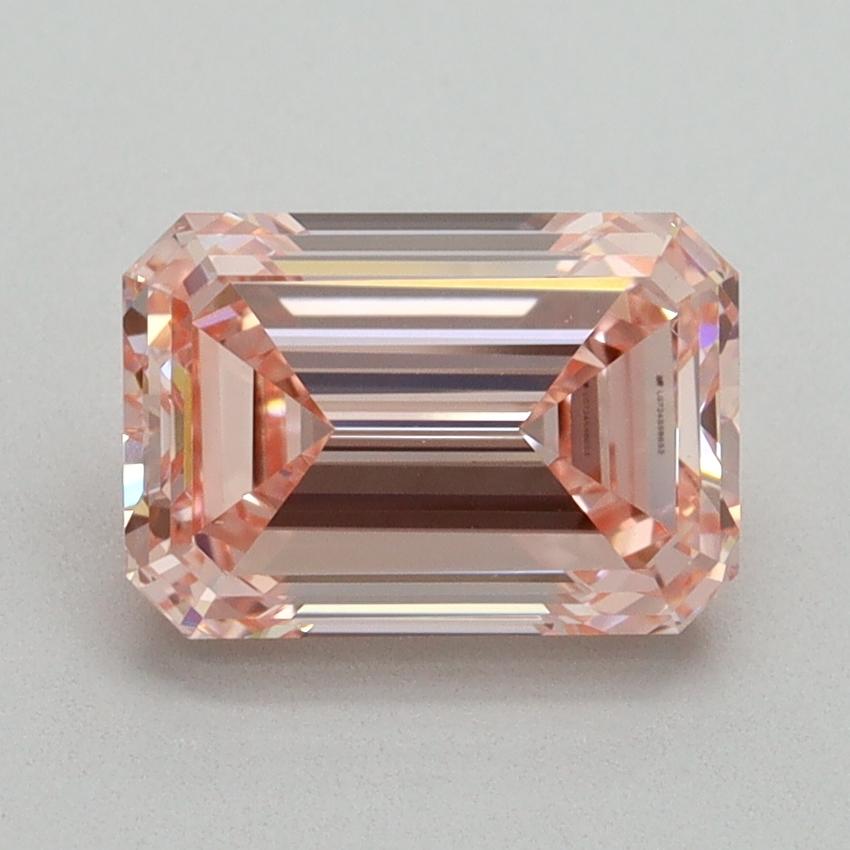 1.96 Ct. Fancy Vivid Pink Emerald Lab Grown Diamond