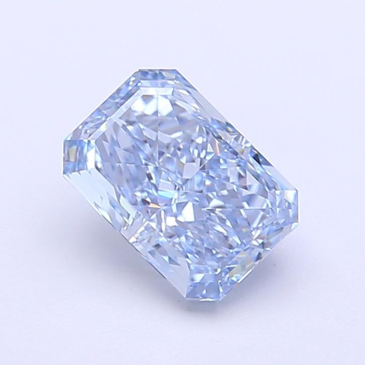 1.50 Ct. Fancy Vivid Blue Radiant Lab Grown Diamond