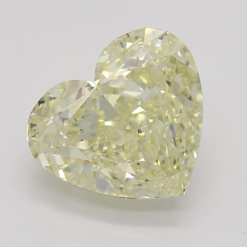 3.33 Ct. Fancy Light Yellow Heart Diamond