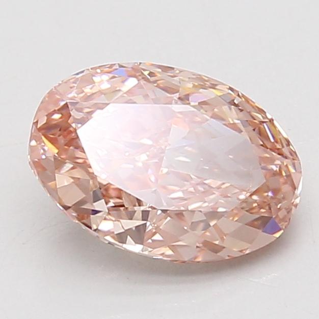 2.01 Ct. Fancy Vivid Pink Oval Lab Grown Diamond