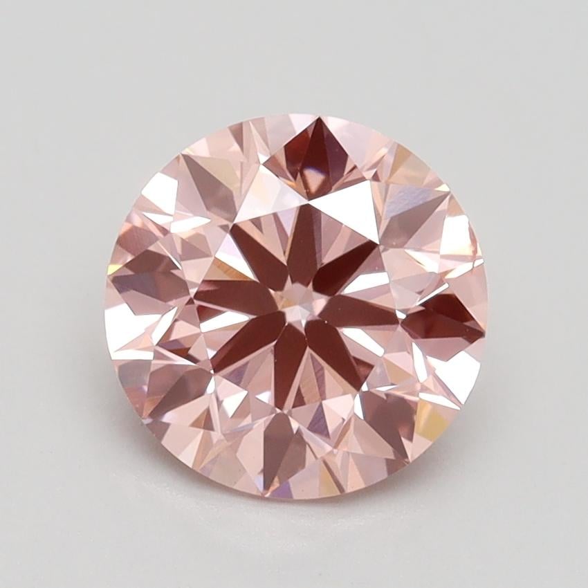 1.81 Ct. Fancy Vivid Pink Round Lab Grown Diamond