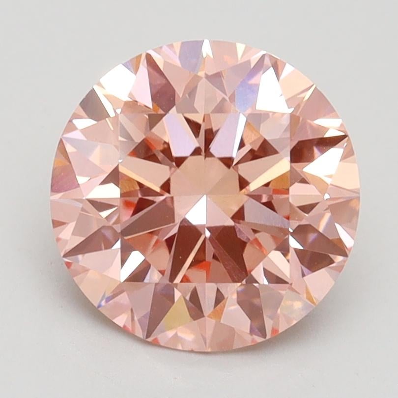 2.32 Ct. Fancy Intense Pink Round Lab Grown Diamond