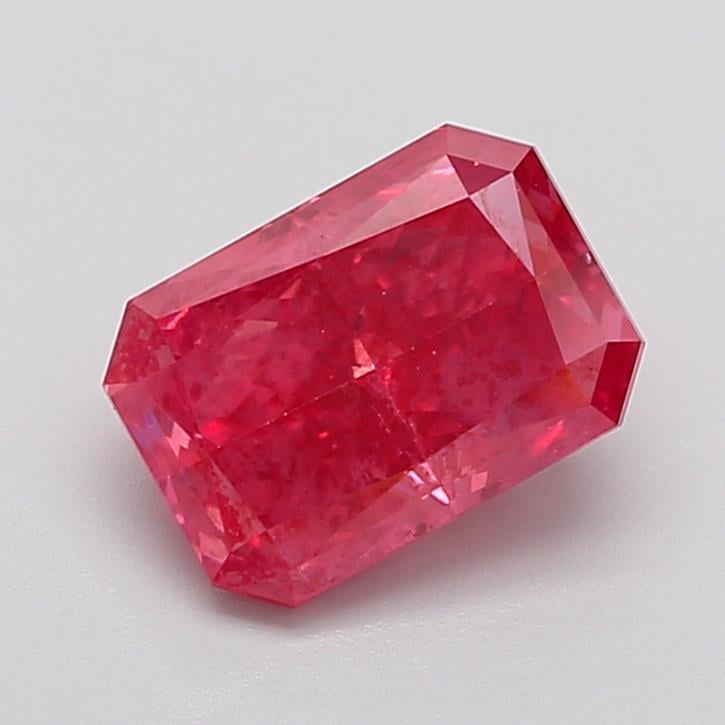 4.01 Ct. Fancy Vivid  Red Radiant Lab Grown Diamond