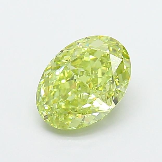 1.25 Ct. Fancy Intense Yellow Oval Lab Grown Diamond