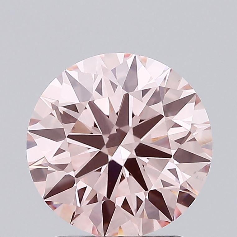 2.05 Ct. Fancy Intense Pink Round Lab Grown Diamond