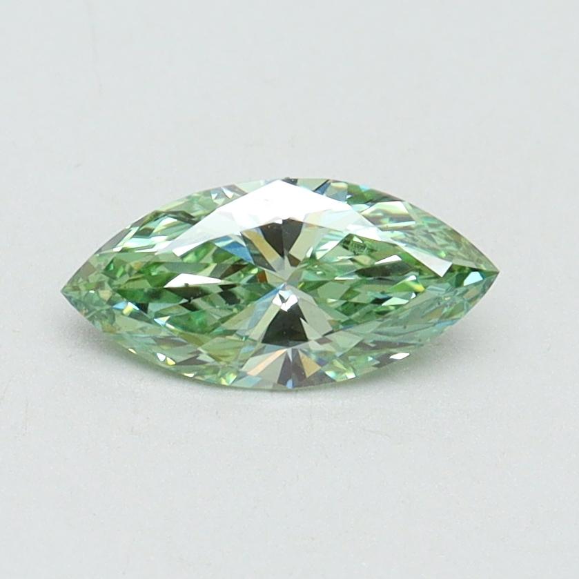 0.50 Ct. Fancy Vivid Green Marquise Lab Grown Diamond
