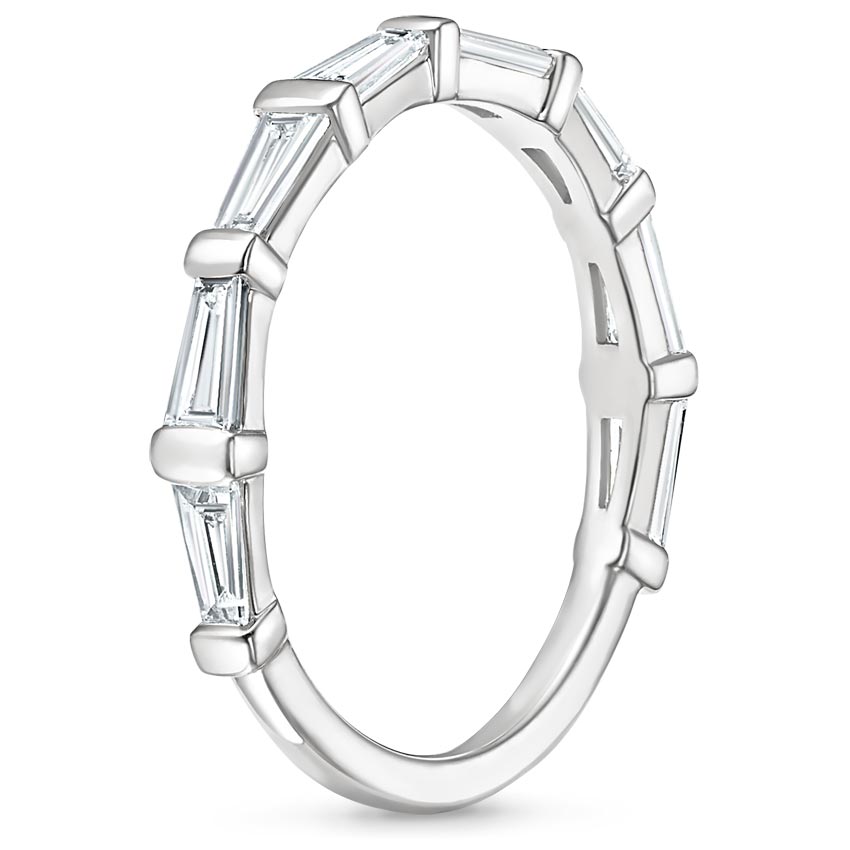 Platinum Memoir Baguette Diamond Ring (3/4 ct. tw.), large side view