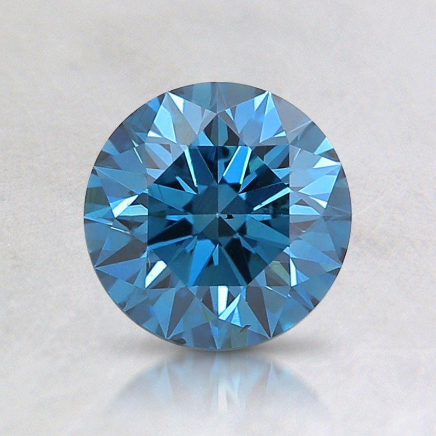 0.95 Ct. Fancy Deep Blue Round Lab Grown Diamond