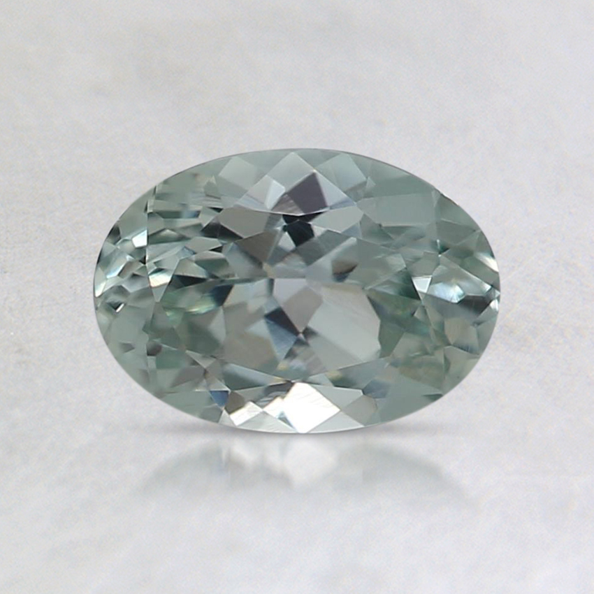 7.2x6.1mm Unheated Teal Oval Montana Sapphire