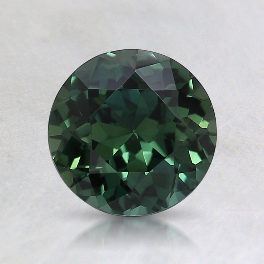 6.5mm Unheated Teal Round Sapphire