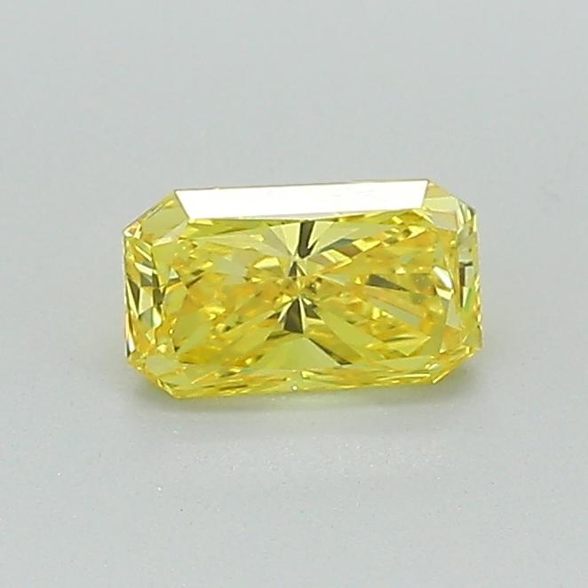 0.46 Ct. Fancy Vivid Yellow Radiant Lab Grown Diamond