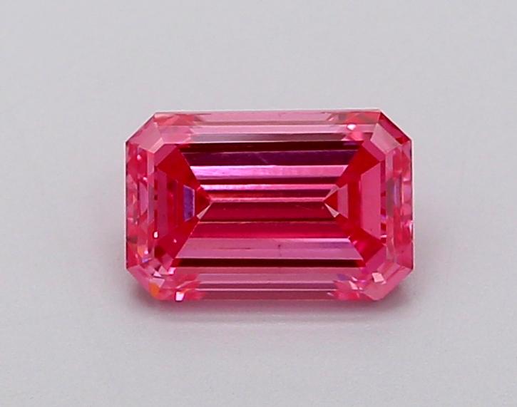 1.01 Ct. Fancy Vivid Pink Emerald Lab Grown Diamond