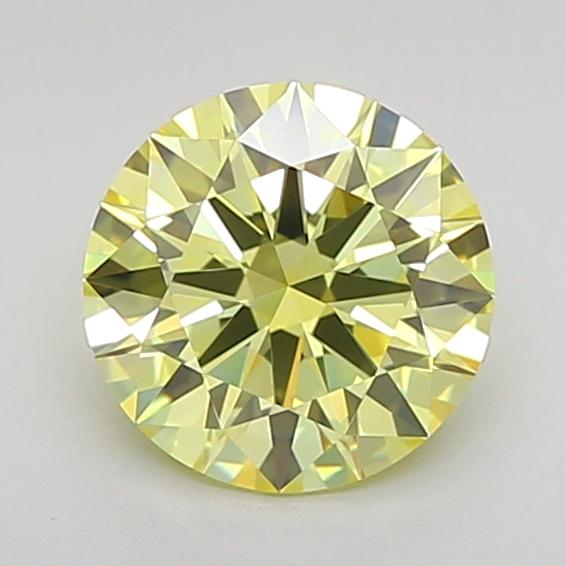 1.20 Ct. Fancy Intense Yellow Round Lab Grown Diamond