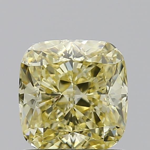 1.01 Ct. Fancy Intense Yellow Cushion Lab Grown Diamond