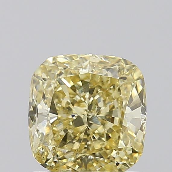 1.01 Ct. Fancy Yellow Cushion Lab Grown Diamond