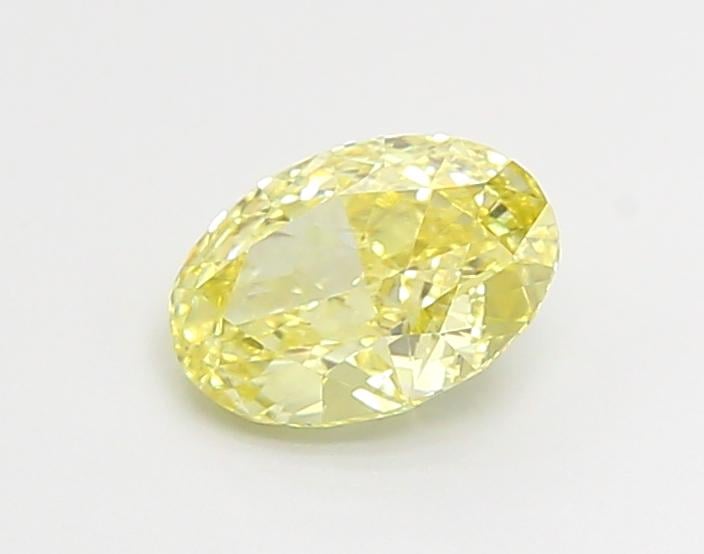 0.85 Ct. Fancy Intense  Yellow Oval Lab Grown Diamond