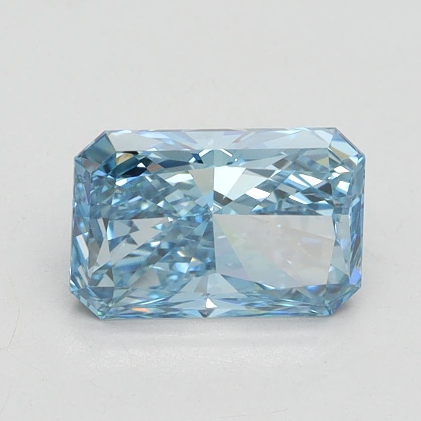 1.35 Ct. Fancy Vivid Blue Radiant Lab Grown Diamond