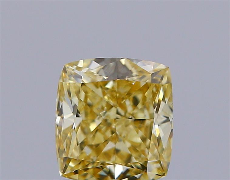 1.13 Ct. Fancy Yellow Cushion Lab Grown Diamond
