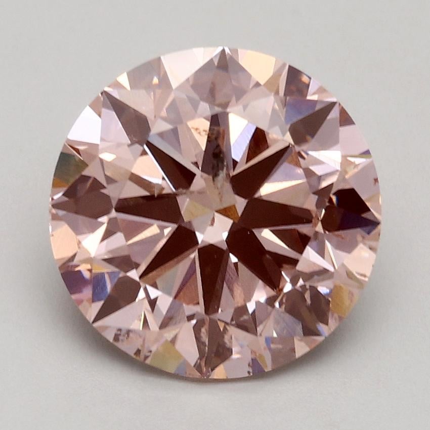 2.50 Ct. Fancy Pink Round Lab Grown Diamond