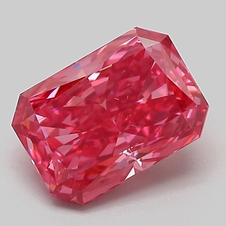 1.65 Ct. Fancy Vivid Pink Radiant Lab Grown Diamond