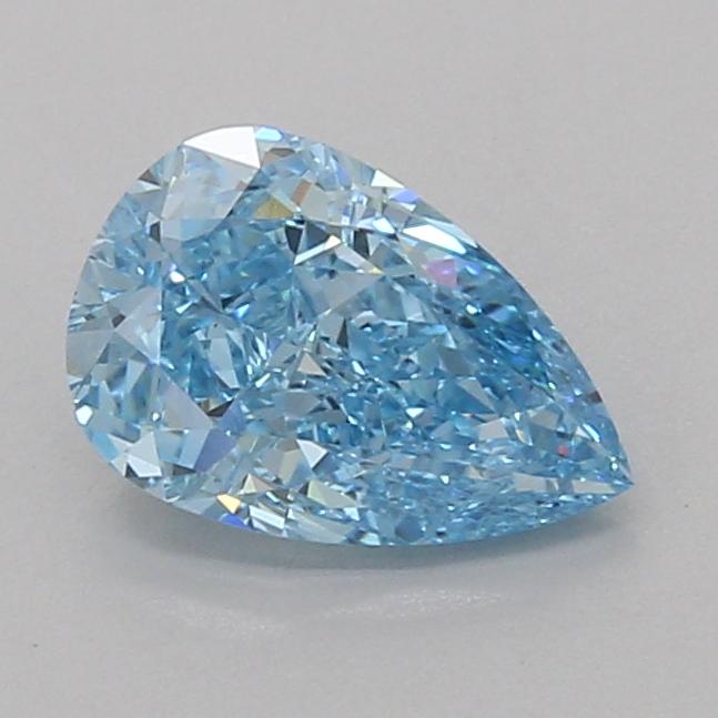1.55 Ct. Fancy Vivid Blue Pear Lab Grown Diamond