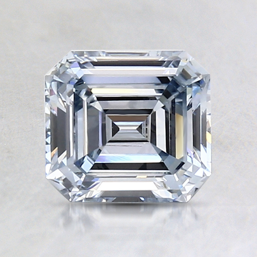 1.23 Ct. Fancy Light Blue Emerald Lab Created Diamond