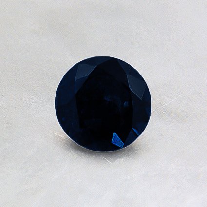 5mm Dark Blue Round Sapphire