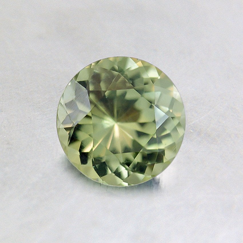 5.5mm Green Round Sapphire