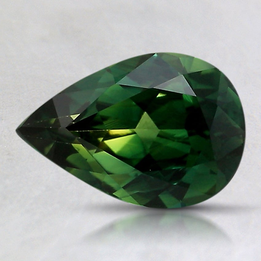8.9x6.2mm Unheated Teal Pear Australian Sapphire